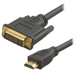 HDMI-DVI-kaapeli 24 pin ja 1.8 m Dual Link PS3:lle