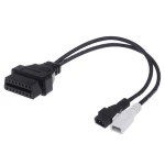 OBD2 2x2 - 16 pin -kaapeli VW Audi Seat Skoda VAG -sovitin