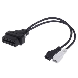 OBD2 2x2 - 16 pin -kaapeli VW Audi Seat Skoda VAG -sovitin