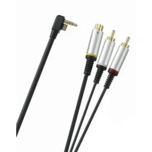 S-Video-kaapeli PSP 2000 Slim, 24K-kultaliittimet TV:lle