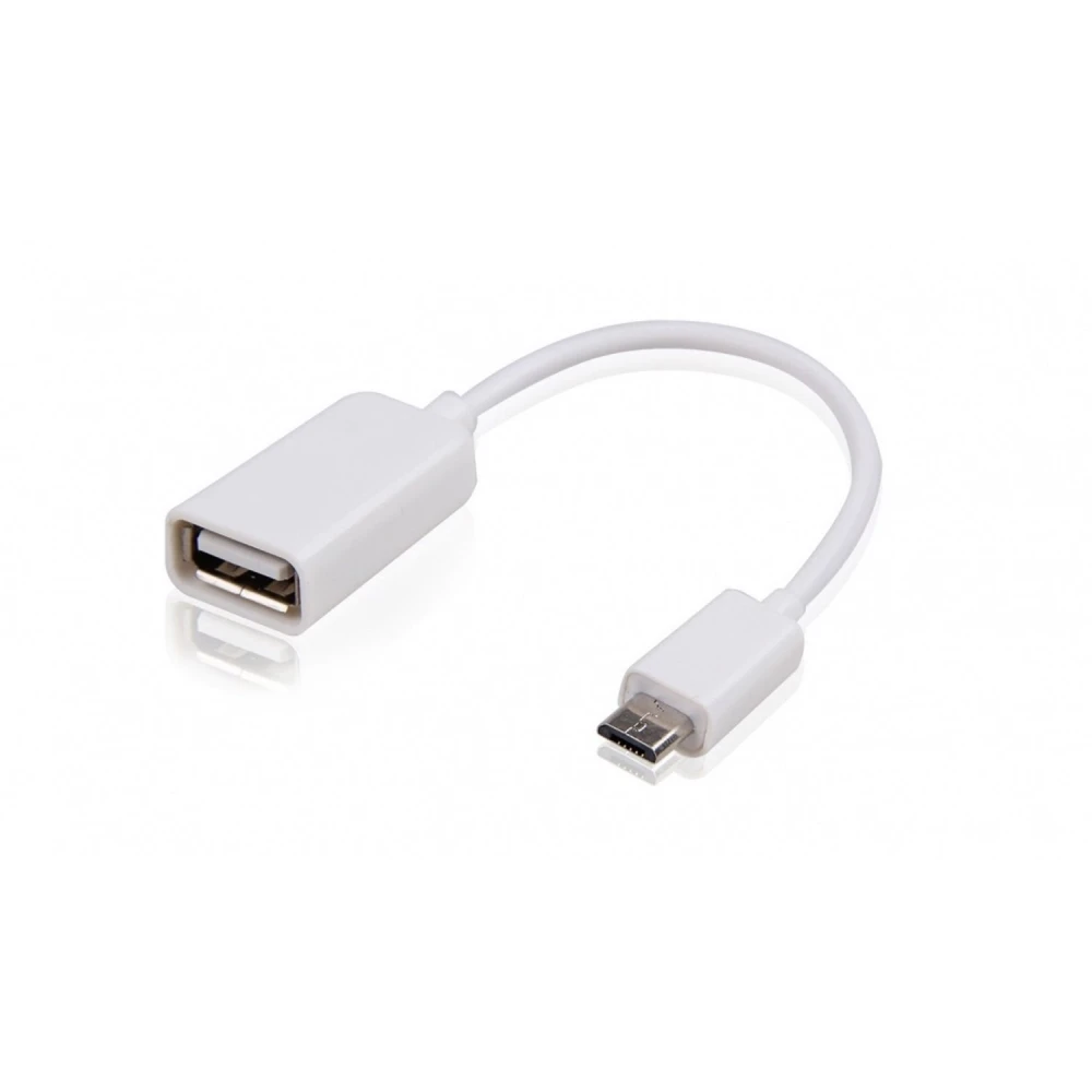 Micro USB OTG - USB-A naar USB-A 10 cm kabel voor Android