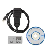 Cable VAG CAN COMMANDER 5.5 con conectores USB y OBDII para vehículos VAG