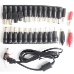 Kannettavan testikaapelit 23 liittimellä ja mittaustarvikkeilla