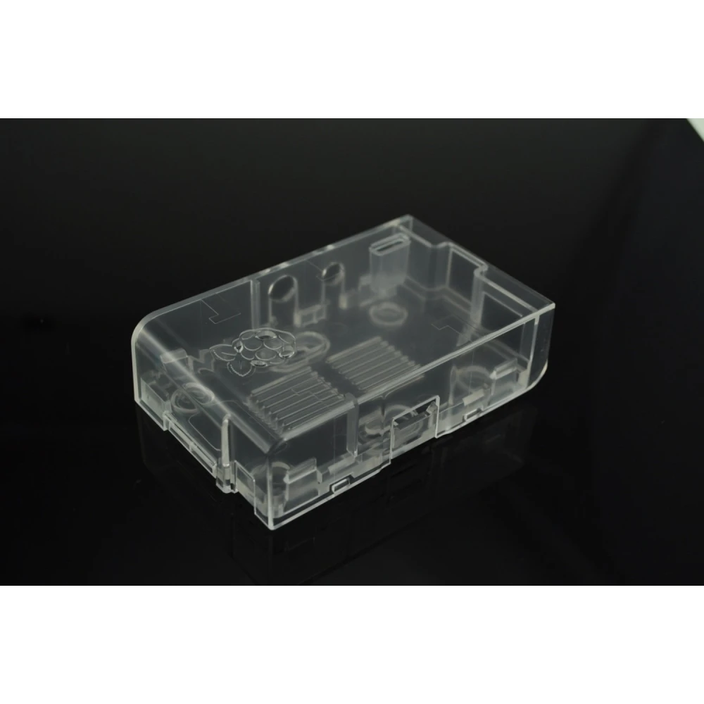 Läpinäkyvä Raspberry Pi -kotelo yhteensopiva mallien A ja B kanssa