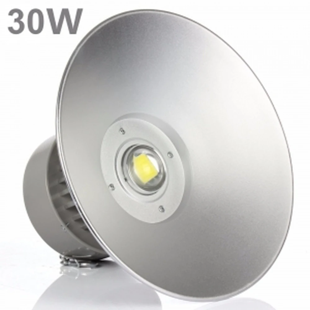 Teollinen LED-korkeavalaisin 30W 6000K kirkas valo, PF 0,95