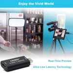 HDMI USB -videokaappauskortti 1080P striimaukseen, peleihin ja videokokouksiin