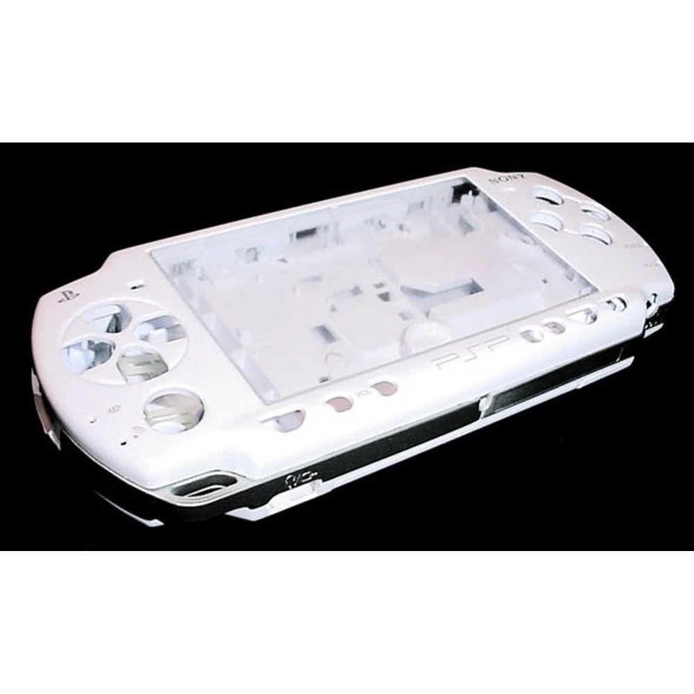 PSP 2000 -kuori valkoinen painikkeilla PSP Slimille