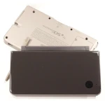 NDSi XL -kuori ruskea, täydellinen varaosa painikkeilla ja ruuveilla