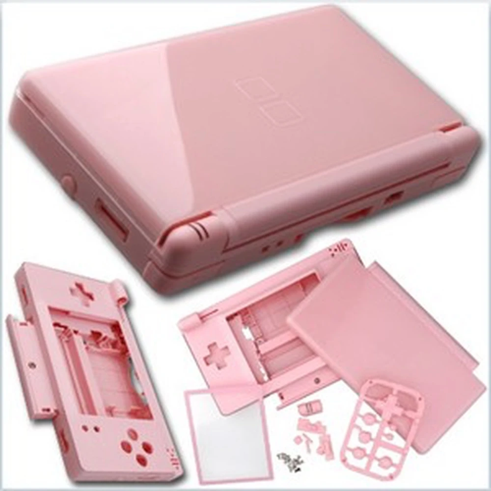 Nintendo DS Lite -kuoriosa pinkki täydelliseen vaihtoon ja personointiin