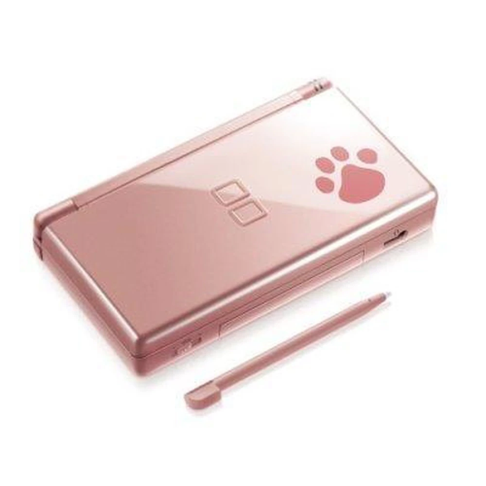 Vaihtokuori Nintendo DS Lite Nintendogs - metallinhohtoinen pinkki