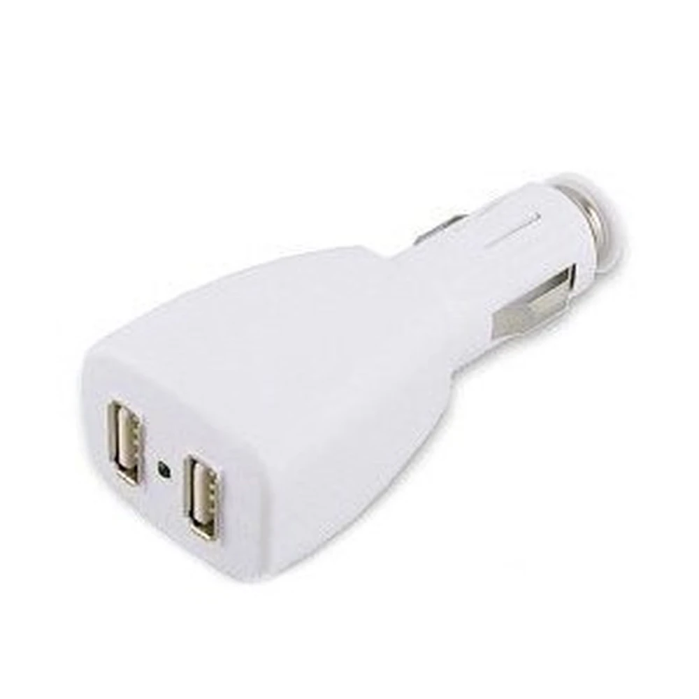Musta USB-autolaturi 2 porttia tehokkaaseen lataukseen