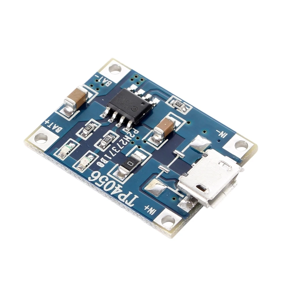 TP4056 micro-USB-laturi litiumakuille 5V 1A Arduino-projekteihin