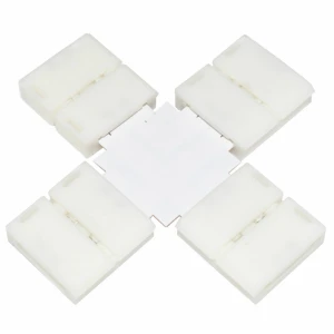 LED-klipsiliitin Forma-X 10mm 4Pin 5050 RGB LED-nauhalle