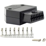 Universaali OBD2 naarasliitin ajoneuvojen diagnostiikkaan ja korjaukseen