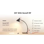 Detalle del conmutador inalámbrico Sonoff para control remoto de dispositivos