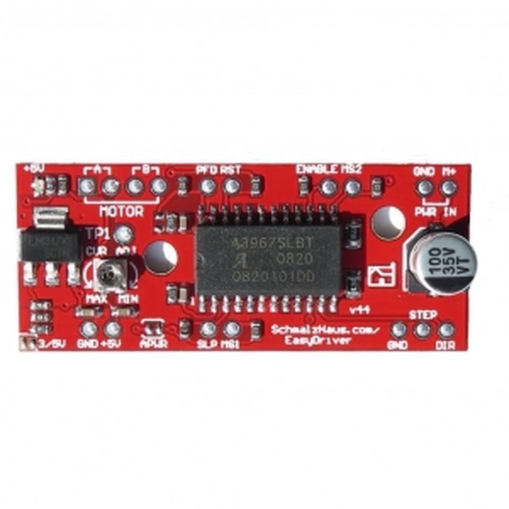 Easydriver V4.4 A3967 askelmoottoriohjain Arduino-yhteensopiva