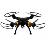 Syma X8W -drone HD-kameralla ja WiFillä - musta quadcopter 2.4GHz 4CH 6Axis Gyro