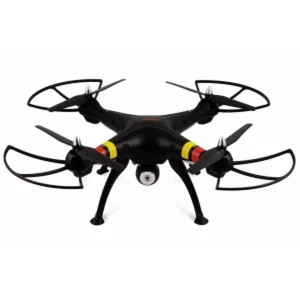 Syma X8W -drone HD-kameralla ja WiFillä - musta quadcopter 2.4GHz 4CH 6Axis Gyro