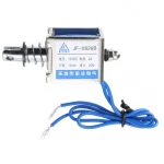 Solenoidi push-pull 12Vdc JF-0826B jousipalautuksella Arduinoon