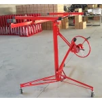 Elevador de paneles de yeso TSX TOOL mostrando altura máxima de 3.35 metros