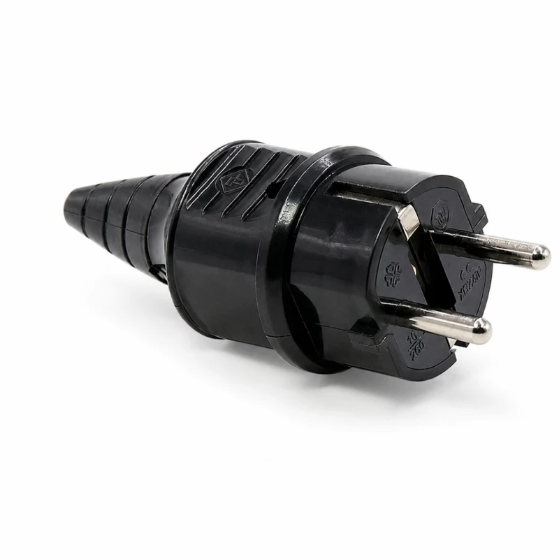 SCHUKO-pistoke irrotettava 16A 250V Tyyppi F saksalainen eurooppalainen teollisuuskorjaus