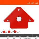 Magneettinen hitsauskulma 120 mm tehokkaalla magneetilla