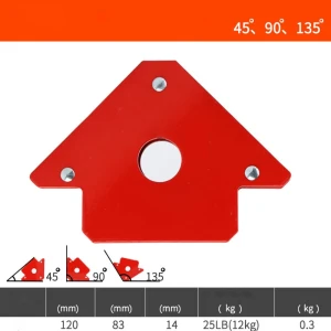Magneettinen hitsauskulma 120 mm tehokkaalla magneetilla