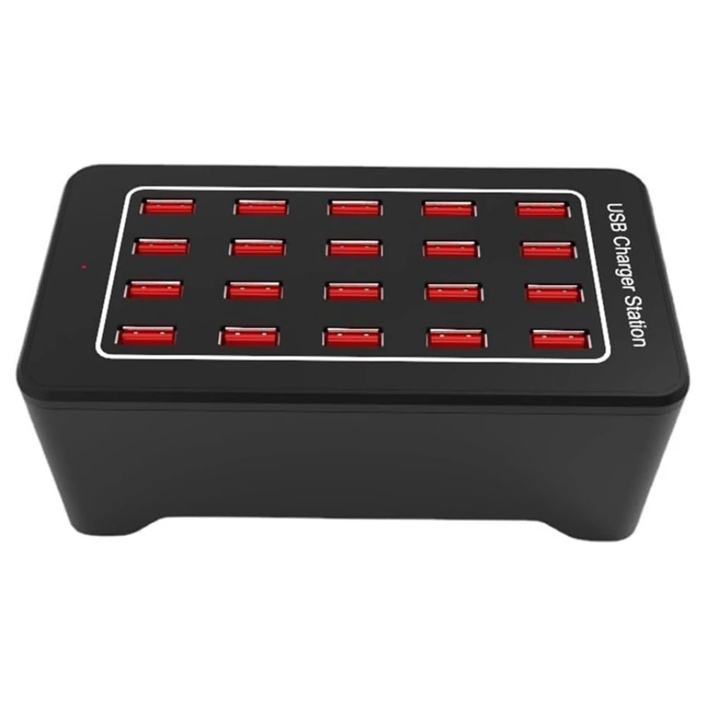 20-porttinen USB-latausasema IQ Charge - 100W, 2.4A/portti