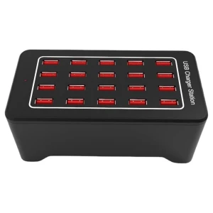 20-porttinen USB-latausasema IQ Charge - 100W, 2.4A/portti