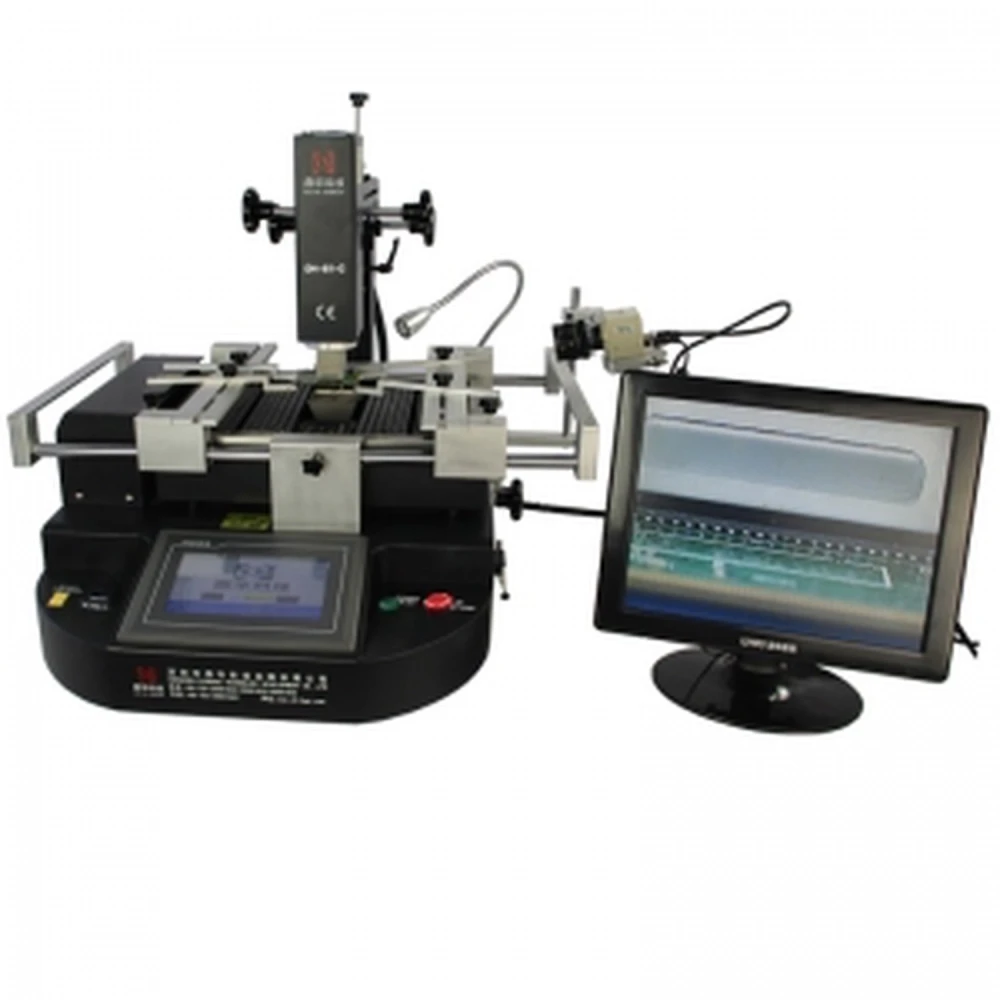Dinghua DH-B1-C reballing-asema kosketusohjauksella ja kolmella erillisellä lämmittimellä