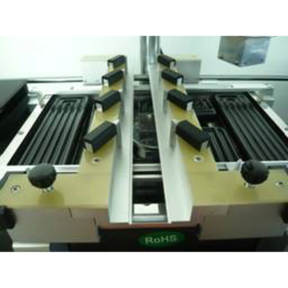 Zona de calentamiento por infrarrojos y aire caliente en estación Zhenxun ZX-C2