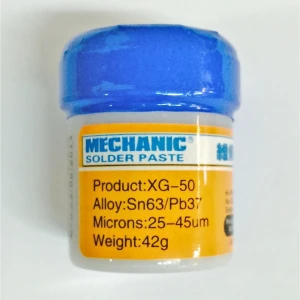 Mechanic XG-50 juotospasta Sn63/Pb37 (10CC - 42GR) elektroniikkakorjauksiin