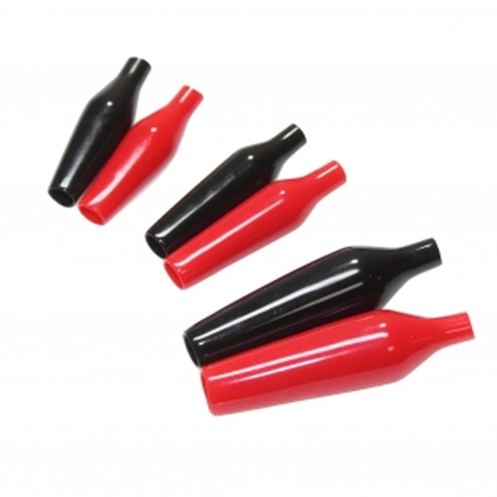 PVC-suojat krokotiilipihdeille - 2 kpl kestävät suojat