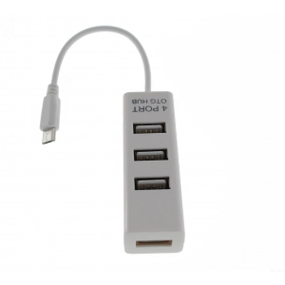USB OTG -mikro-USB -hubi Androidille, 4 porttia