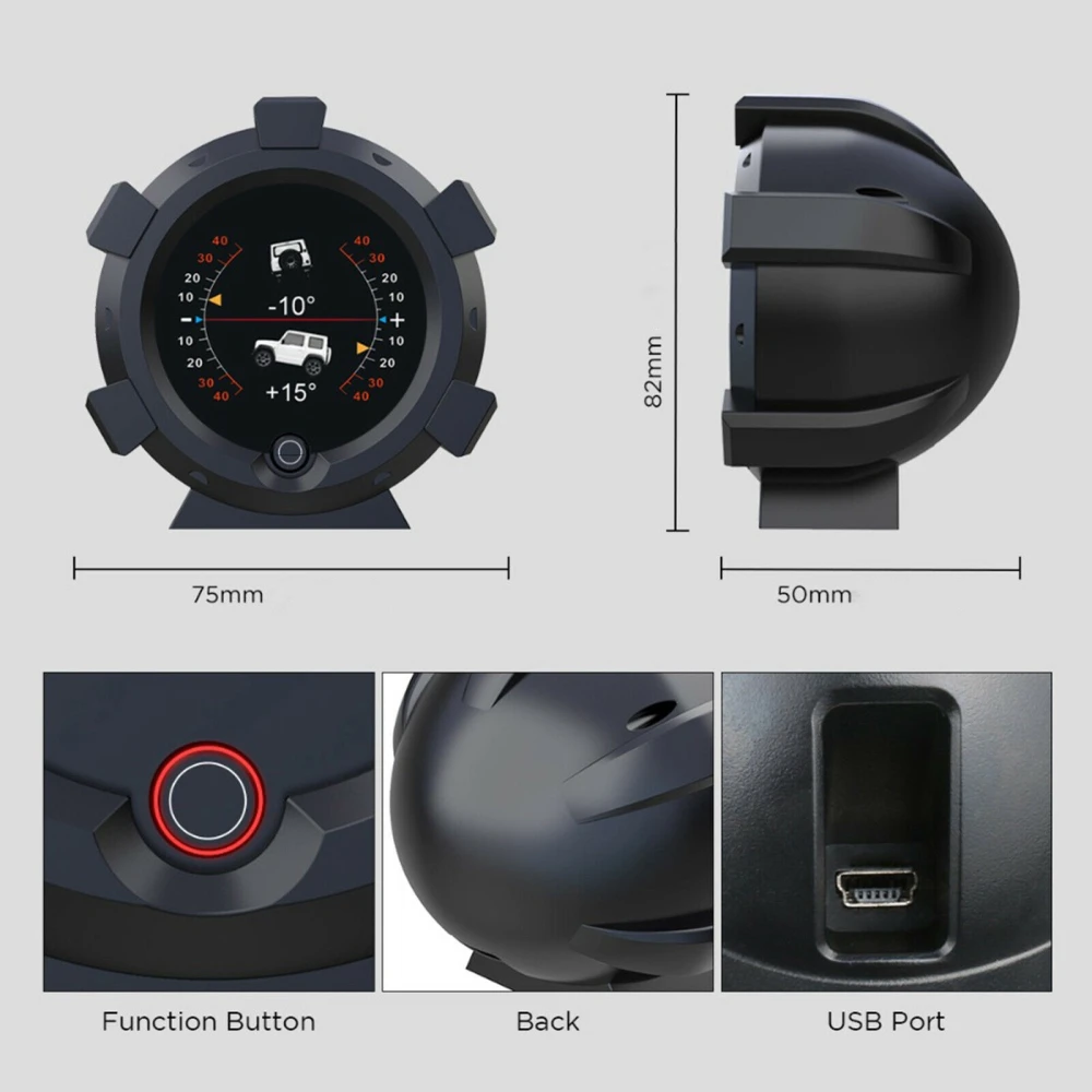 Autool X95 monitoiminen kallistusmittari GPS:llä