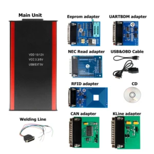 Iprog Pro auton avainohjelmointilaite 2019 asti, IMMO ja mittarilukeman korjaus