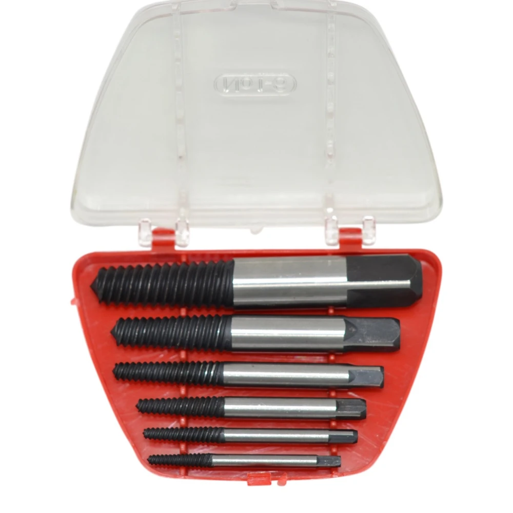 TSX TOOL 6-osainen rikkoutuneiden ruuvien ulosvetosarja