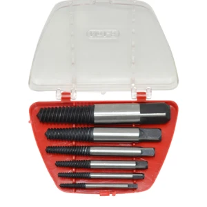 TSX TOOL 6-osainen rikkoutuneiden ruuvien ulosvetosarja