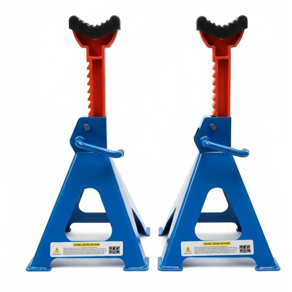 Caballetes de acero reforzado para coche con base ancha 27x24 cm