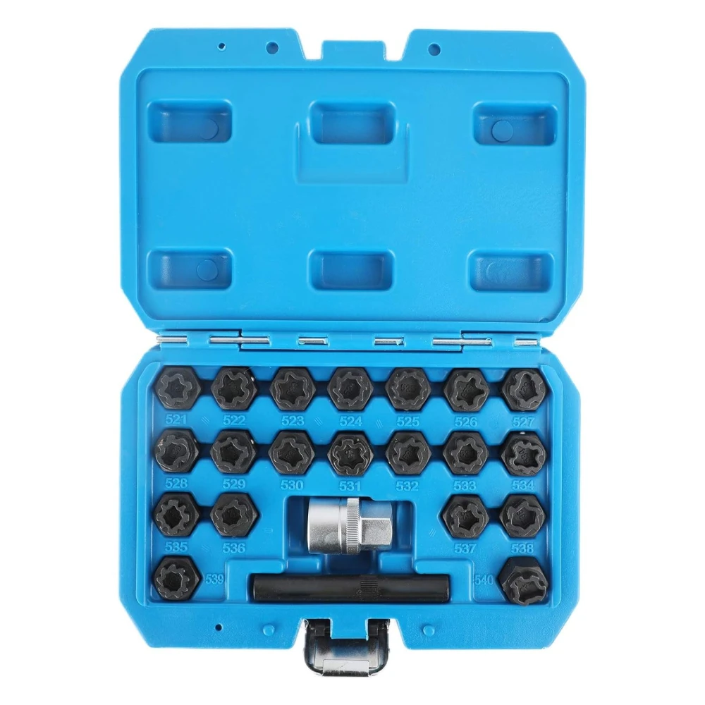 22-osainen lukitusavainten sarja VAG-ajoneuvoihin sopiville vanteille