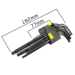 Pitkät kuusiokoloavaimet pallopäällä 9 osaa 1,5-10mm