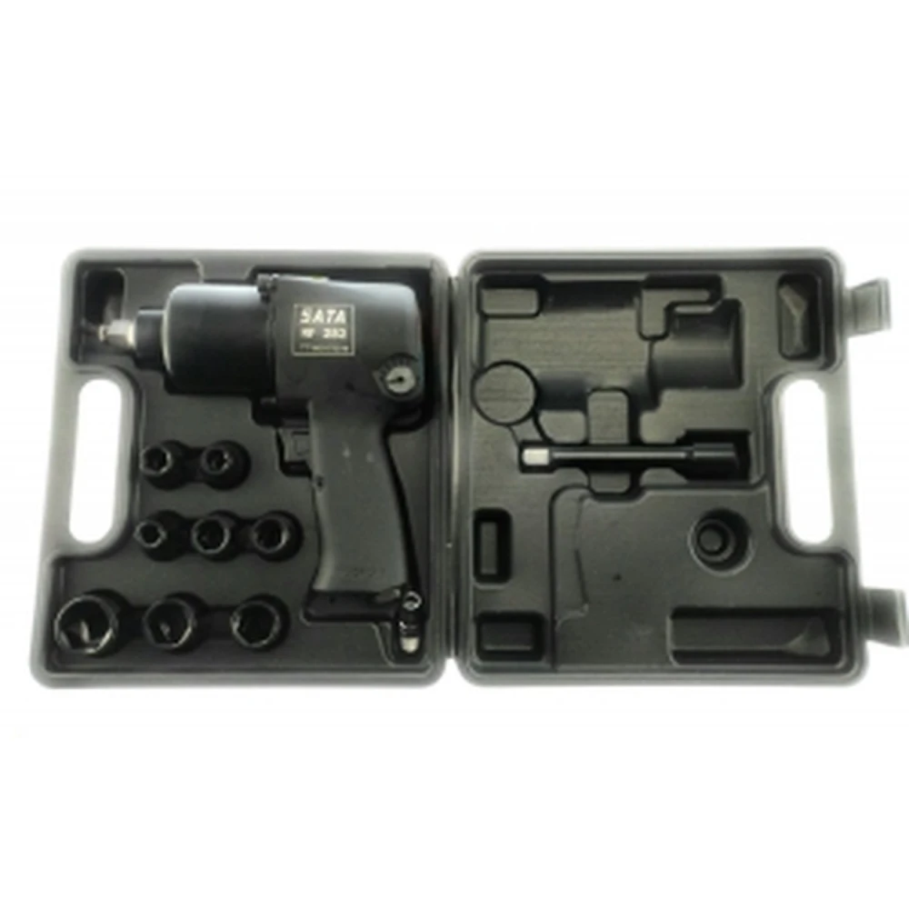 SATA 1/2'' hylsysarja ja mutterinväännin, max. 660 Nm, 8 hylsyä