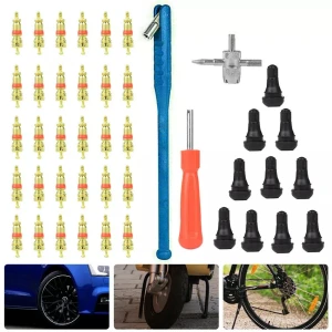 Renkaiden korjaustyökalusarja venttiilien irrotukseen TSX TOOL 43 osaa