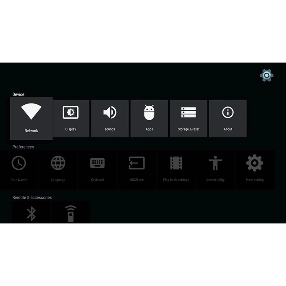 Kii Pro DVB-S2 DVB-T2 Android TV Box 2GB/16GB 4K