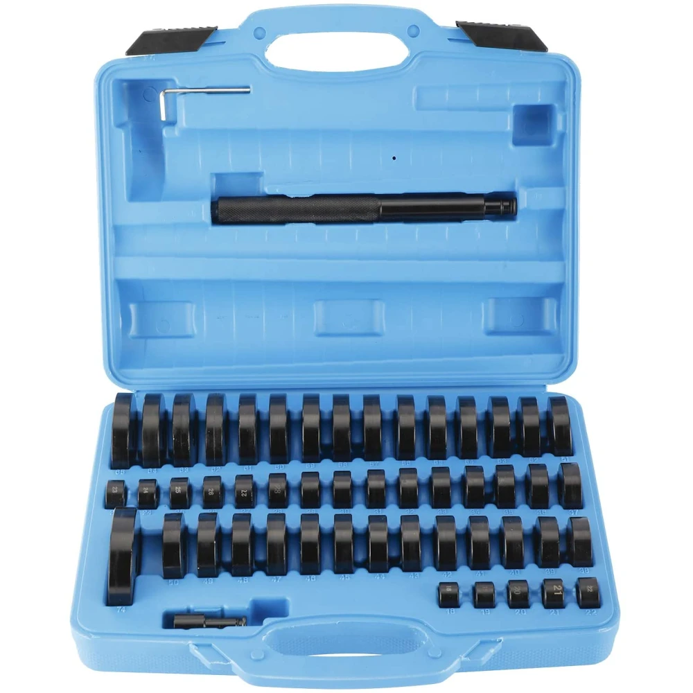 Yleiskäyttöinen 52-osainen laakerin irrotus- ja asennussarja