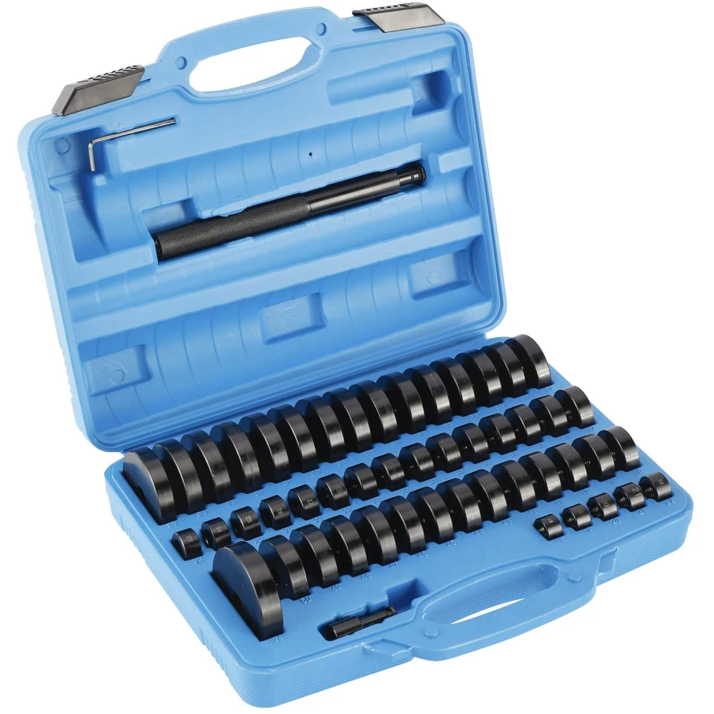 Yleiskäyttöinen 52-osainen laakerin irrotus- ja asennussarja