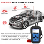 Konnwei KW350 täydellisen järjestelmän diagnostiikkaskanneri VW Audi Seat Skoda
