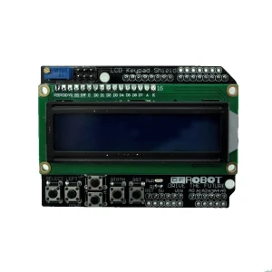 LCD Keypad Shield LCD1602 yhteensopiva Arduino, näyttö ja painikkeet