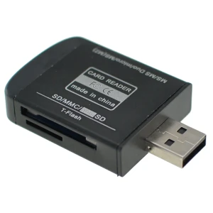 USB 2.0 -muistikortinlukija Micro SD-, MMC-, SDHC-, TF- ja M2-korteille