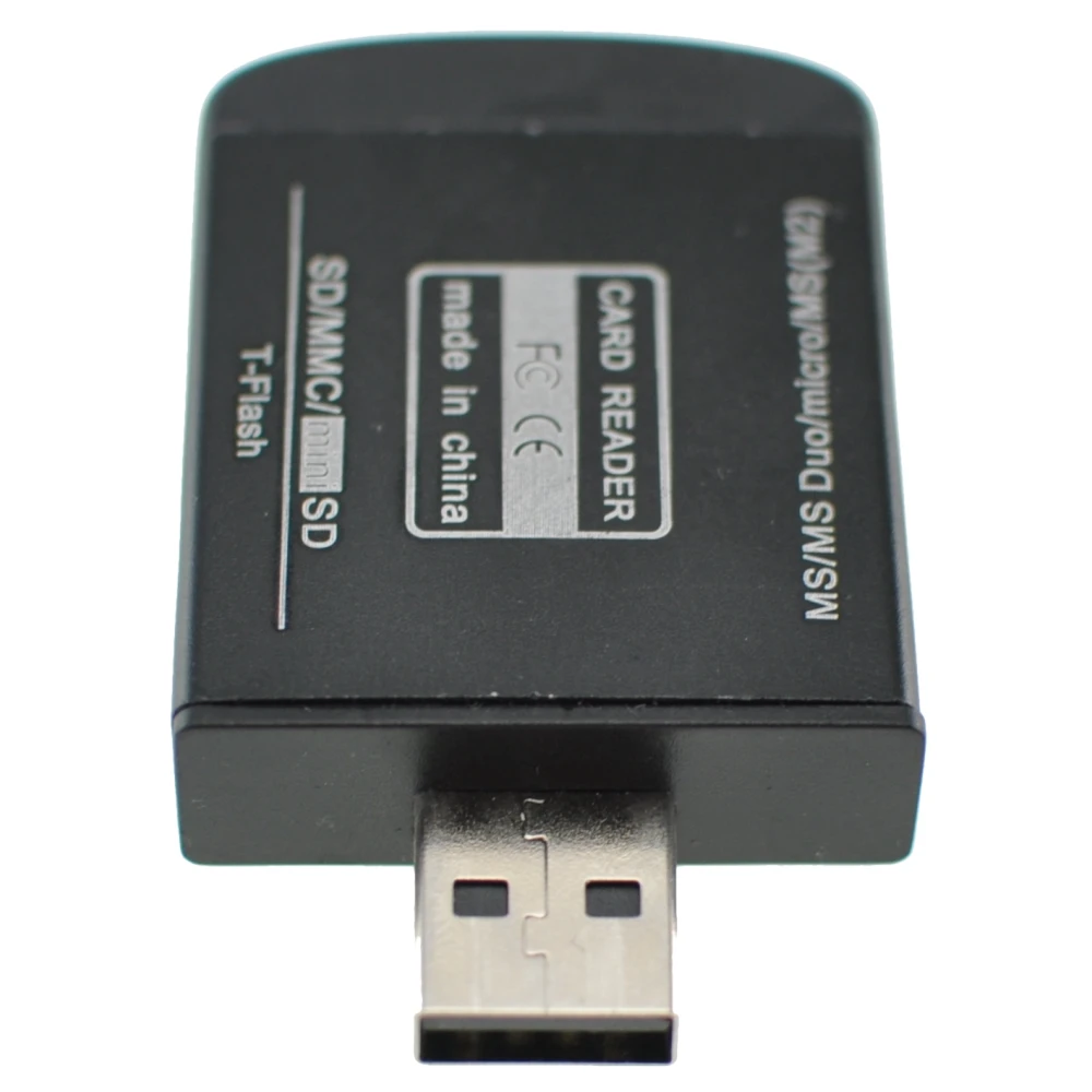 USB 2.0 -muistikortinlukija Micro SD-, MMC-, SDHC-, TF- ja M2-korteille